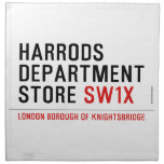HARRODS DEPARTMENT STORE  Napkins
