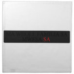 Ma whole familiA Sa             MWFSA  Napkins