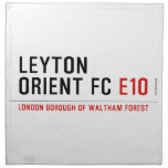 LEYTON ORIENT FC  Napkins