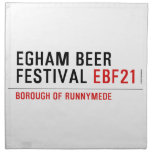 EGHAM BEER FESTIVAL  Napkins