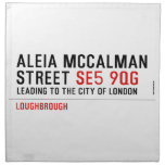 Aleia Mccalman Street  Napkins