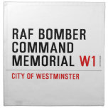 raf bomber command memorial  Napkins