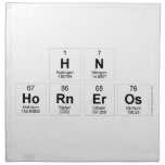 Hn
 Horneros  Napkins