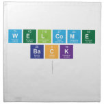 Welcome
 Back
   Napkins
