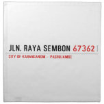 Jln. Raya sembon  Napkins