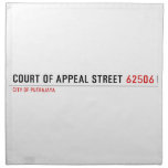 COURT OF APPEAL STREET  Napkins