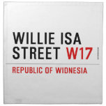 willie isa Street  Napkins