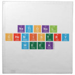 National 
 Chemistry
 Week  Napkins