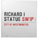 richard i statue  Napkins