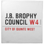 J.B. BROPHY COUNCIL  Napkins