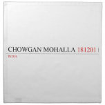 Chowgan mohalla  Napkins
