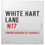 white hart lane   Napkins