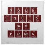 SOLID
 LQUID
 GAS
 PLASMA  Napkins