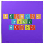 Periodic
 Table
 Writer  Napkins