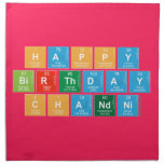 Happy 
 Birthday
 Chandni  Napkins