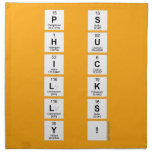 P S
 H u
 I c
 L k
 L s
 Y !  Napkins
