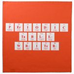 Periodic
 Table
 Writer  Napkins