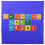 Periodic
 Table
 Writer  Napkins