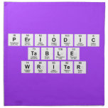 Periodic
 Table
 Writer  Napkins