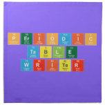 Periodic
 Table
 Writer  Napkins