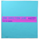 One Direction Lane   Napkins