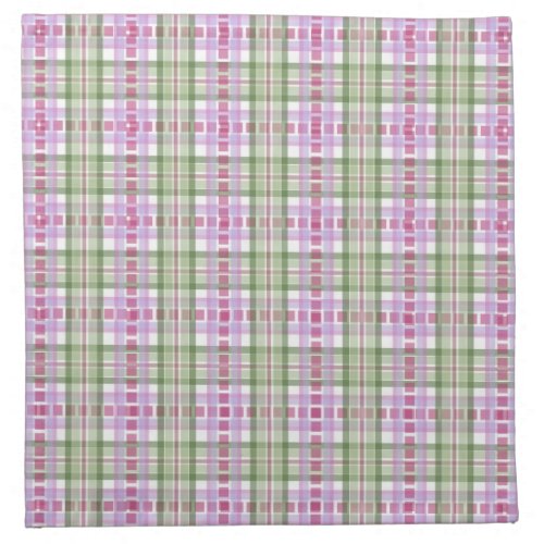 Napkins _ Cloth _ Candy_Striped Plaid