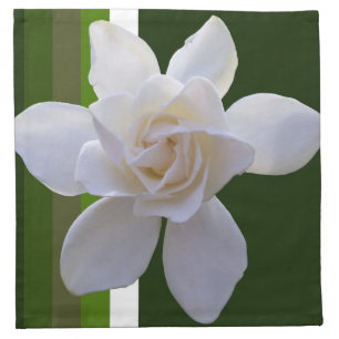 Napkins - Cloth - Gardenia on Stripes