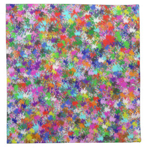 Napkins - Cloth - Paint Splatters One