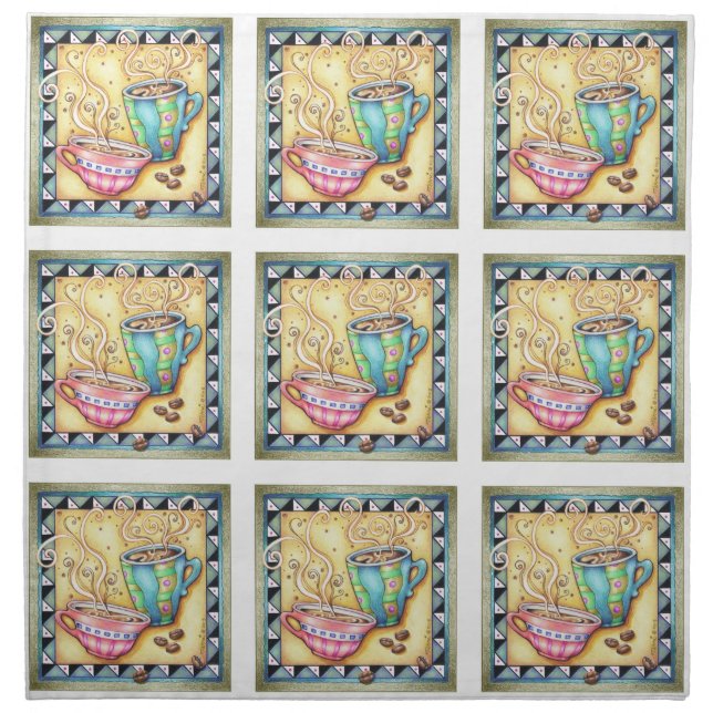 NAPKINS - COOL BEANS! COFFEE ART (Front)