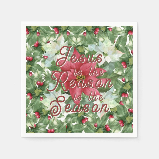  Napkins - Jesus is the Reason (Front)