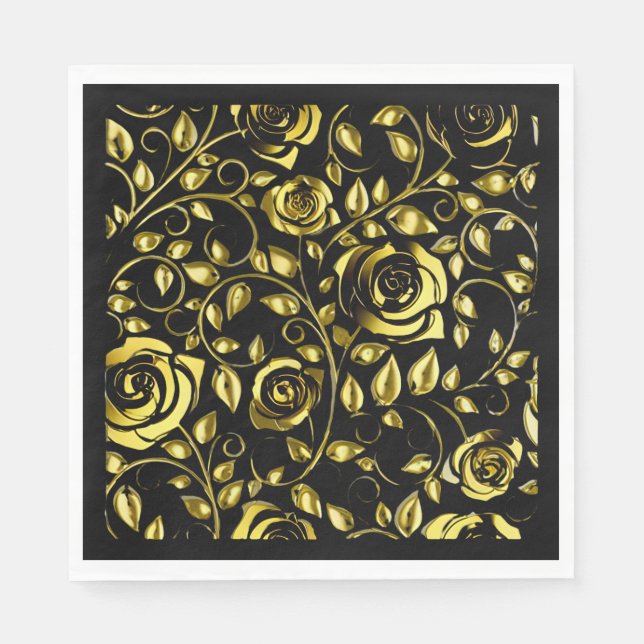 Napkins-Midnight Elegance collection Napkins (Front)