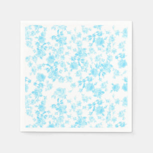 Napkins Saint Colette June Roses capri blue