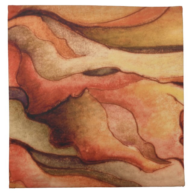 Napkins- Sonoran Desert Sunset Cloth Napkin (Front)