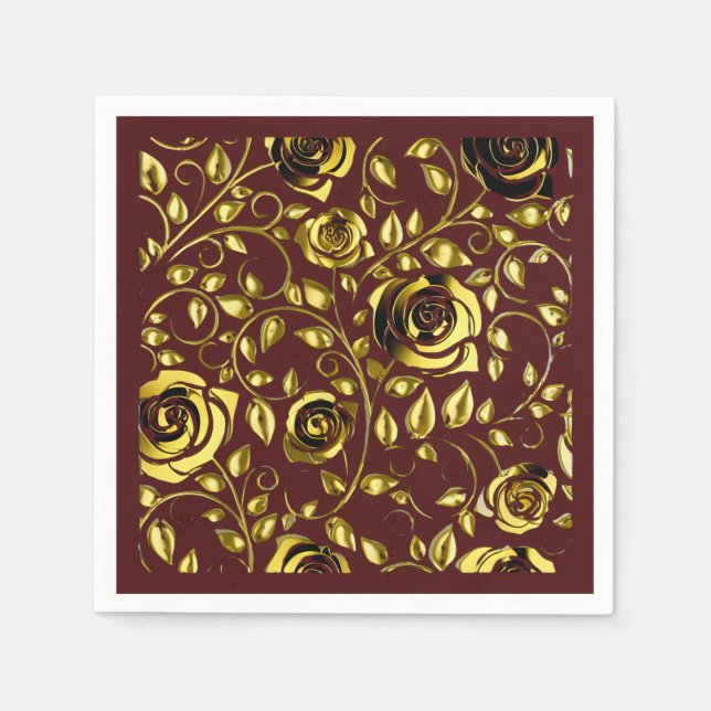 Napkins-Velvet Wine collection Napkins (Front)