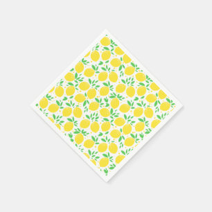 Napkins with Lemons