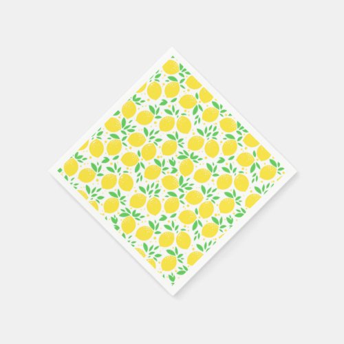 Napkins with Lemons