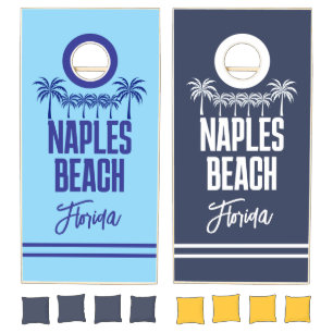 Naples Beach Florida Cornhole Set