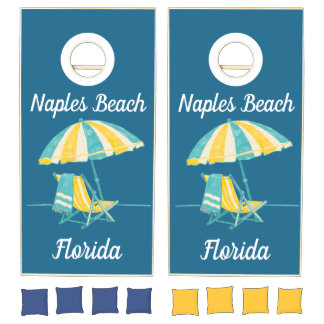 Naples Beach Florida Cornhole Set
