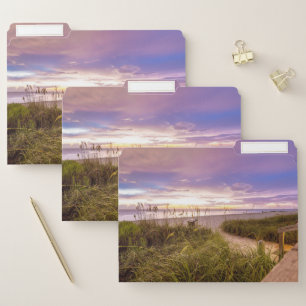 Naples Beach Florida File Folder