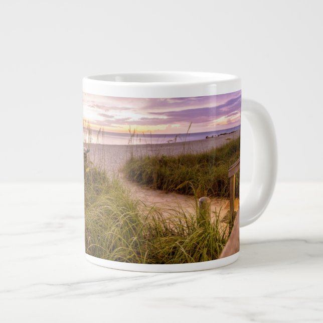 Naples Beach Florida Giant Coffee Mug (Front Right)
