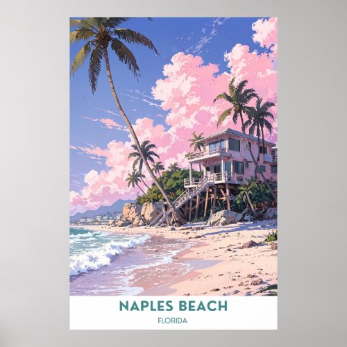 Naples Beach Florida Poster