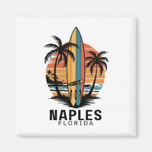 Naples Beach Florida Surfing Surfer _1 Magnet