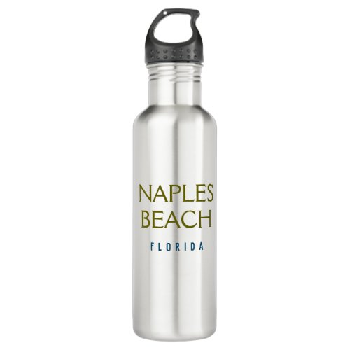 Naples Beach Florida Water Bottle