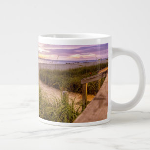 Naples Beach Shore and Calm Ocean Florida Giant Coffee Mug