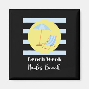 Naples Beach Week Summer Family Vacation Magnet