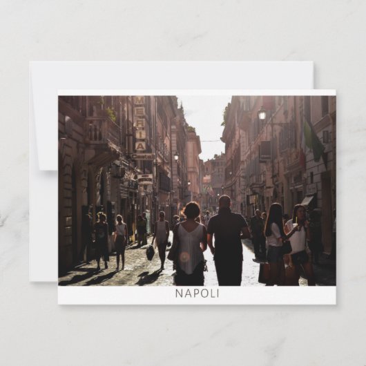 Naples Buildings (Napoli) Flat Card (Front)