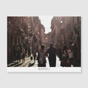 Naples Buildings (Napoli) Magnetic Card