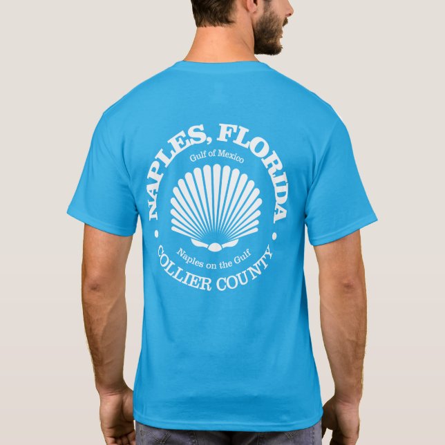 Naples Fl (seashell) T-Shirt (Back)
