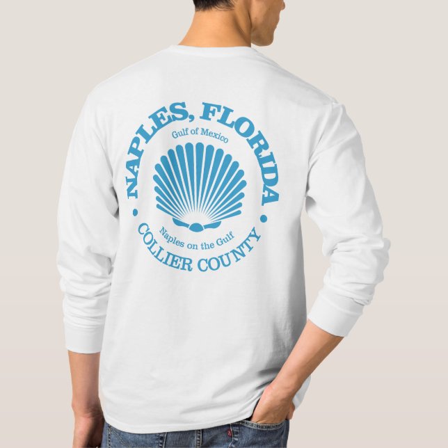 Naples Fl (seashell) T-Shirt (Back)
