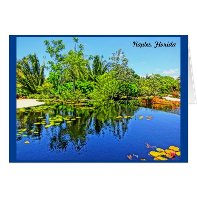 Naples Florida Botanical Garden - Infinity Pool Cards (Front Horizontal)